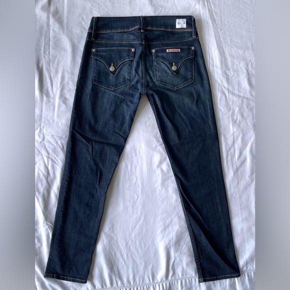 HUDSON ‘COLLIN’ SKINNY CROP JEANS. DARK WASH. SIZE 26. NWOT - Picture 4 of 14